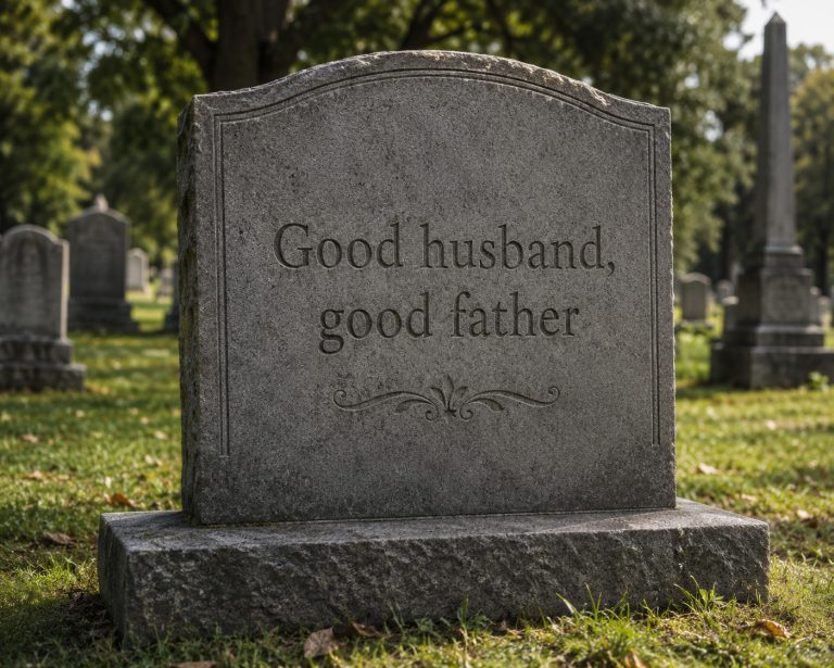 Tombstone: Good husband good father